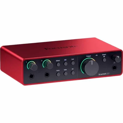 Focusrite Scarlett 2i2 4th Gen USB Audio Interface