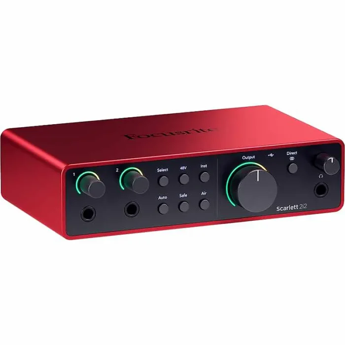 Focusrite Scarlett 2i2 4th Gen USB Audio Interface