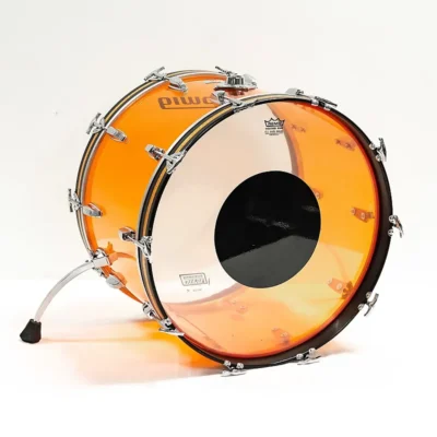1970s Ludwig Vistalite 14x22" Bass Drum with Single-Color Finish